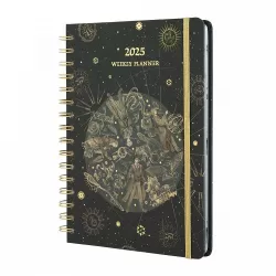 HARRY POTTER Calendar 2025 Weekly 15X21/A5 