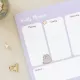Εβδομαδιαίο Πλάνο Μπλοκ με 54 φύλλα A4/21Χ29εκ PUSHEEN Moments