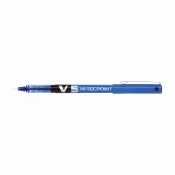 Στυλό Υγρής Μελάνης 0.5mm PILOT V5 HI-TECPOINT Μπλε, σε Κουτί 12τμχ
