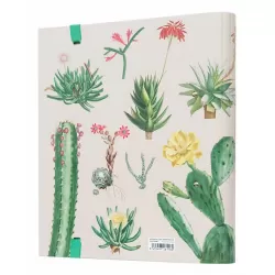 Premium Κλασέρ 2 κρίκων με Λάστιχο BOTANICAL Cacti