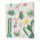 Premium Κλασέρ 2 κρίκων με Λάστιχο BOTANICAL Cacti