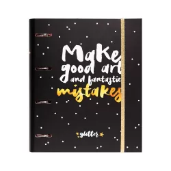 Premium Κλασέρ με Λάστιχο 4 κρίκων GLITTER Stars