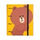 Premium Κλασέρ με Λάστιχο 4 κρίκων LINE FRIENDS