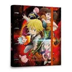 Premium Κλασέρ με Λάστιχο 4 κρίκων THE SEVEN DEADLY SINS (Anime Collection)