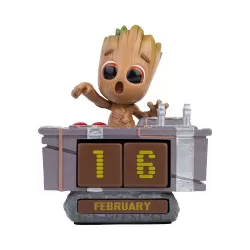 Διαρκές 3D Ημερολόγιο MARVEL Groot Death Button