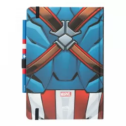 Premium Τετράδιο Α5 MARVEL CAPTAIN AMERICA Uniform