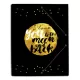 Κουτί σκληρό, 3cm ράχη, με Λάστιχο A4 GLITTER I Love You to the Moon and Back