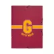 Κουτί σκληρό, 3cm ράχη, με Λάστιχο A4 HARRY POTTER Gryffindor