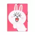Κουτί σκληρό, 3cm ράχη, με Λάστιχο A4 LINE FRIENDS Cony