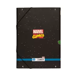Κουτί σκληρό, 3cm ράχη, με Λάστιχο A4 MARVEL Avengers