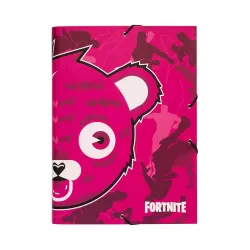 Κουτί σκληρό, 3cm ράχη, με Λάστιχο A4 FORTNITE