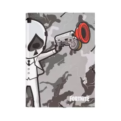 Κουτί σκληρό, 3cm ράχη, με Λάστιχο A4 FORTNITE 2