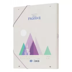 Κουτί σκληρό, 3cm ράχη, με Λάστιχο A4 DISNEY Frozen 2