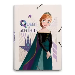 Κουτί σκληρό, 3cm ράχη, με Λάστιχο A4 DISNEY Frozen 2