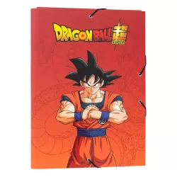 Κουτί σκληρό, 3cm ράχη, με Λάστιχο A4 DRAGON BALL (Anime Collection)