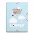 Κουτί σκληρό, 3cm ράχη, με Λάστιχο A4 PUSHEEN Purrfect Love Collection