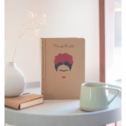 Τετράδιο Δετό Eco Vintage A5/15X21 με Τελίτσες FRIDA KAHLO