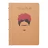 Τετράδιο Δετό Eco Vintage A5/15X21 με Τελίτσες FRIDA KAHLO