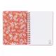 Τετράδιο Σπιράλ Ριγέ με Λάστιχο A5/15X21 SNOOPY Love Yourself