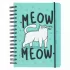 Τετράδιο Σπιράλ με Λάστιχο A5/15X21 MEOW MEOW
