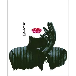 Diamond Dotz Lady In Black 42Χ52