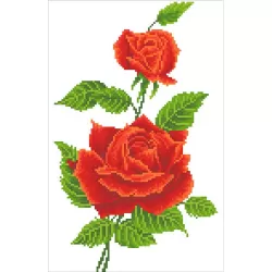 Diamond Dotz Red Rose Corsage 27X42