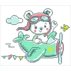 Diamond Dotz Aero Bear 33X28