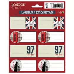 Αυτοκόλλητες Ετικέτες 8x2 LONDON College
