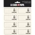 Αυτοκόλλητες Ετικέτες 8x2 LA CASA DE PAPEL