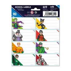 Αυτοκόλλητες Ετικέτες 8x2 DC COMICS Justice League