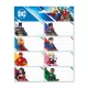 Αυτοκόλλητες Ετικέτες 8x2 DC COMICS Justice League