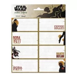 Αυτοκόλλητες Ετικέτες 8x2 STAR WARS THE BOOK OF BOBA FETT