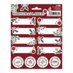 Αυτοκόλλητες Ετικέτες 12x2 MERRY CHRISTMAS Χριστούγεννα