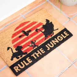 Πατάκι Εισόδου DISNEY Ο ΒΑΣΙΛΙΑΣ ΤΩΝ ΛΙΟΝΤΑΡΙΩΝ Rule the Jungle