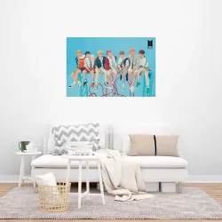 Αφίσα 91,5Χ61εκ. BTS Blue