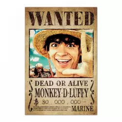 Αφίσα 61Χ91,5εκ NETFLIX ONE PIECE Wanted Monkey D. Luffy