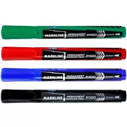 Μαρκαδόρος LINC Markline/μπλε 10τμχ