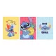 Σετ 3 Τετραδίων Α5/15X21 DISNEY Lilo & Stitch Tropical