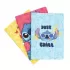 Σετ 3 Τετραδίων Α5/15X21 DISNEY Lilo & Stitch Tropical