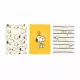 Σετ 3 Τετραδίων Α6/10X15 SNOOPY Lazy Days