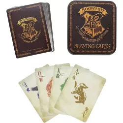 Playing Cards in Metal Case HARRY POTTER Hogwarts