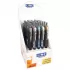 Ball pen LINC Elantra/μπλε, Σταντ 30τμχ, σε 5 μεταλιζέ χρώματα