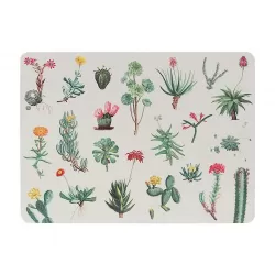 Σετ 4 Σουπλά BOTANICAL Cacti by Kokonote