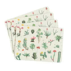 Σετ 4 Σουπλά BOTANICAL Cacti by Kokonote