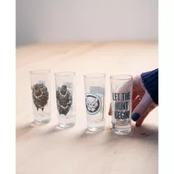 Σετ 4 Σφηνοπότηρα 100ml MARVEL Black Panther