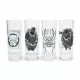 Σετ 4 Σφηνοπότηρα 100ml MARVEL Black Panther