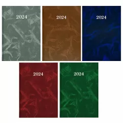 Ημερολόγιο Εβδομαδιαίο Δεμένο 2026 17Χ24, Χρώματα Μάρμαρο, Συσκευασία 5τμχ