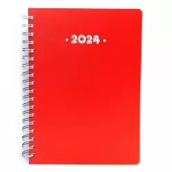 Ημερολόγιο Ημερήσιο PP 2026 ΣΠΙΡΑΛ 21Χ29 Κόκκινο