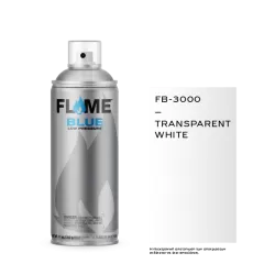 COSMOS LAC FLAME™ BLUE FB-3000 TRANSPARENT WHITE - 400ml