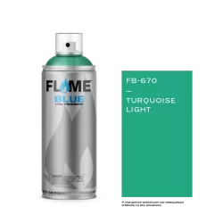 COSMOS LAC FLAME™ BLUE FB-670 TURQUOISE LIGHT - 400ml
